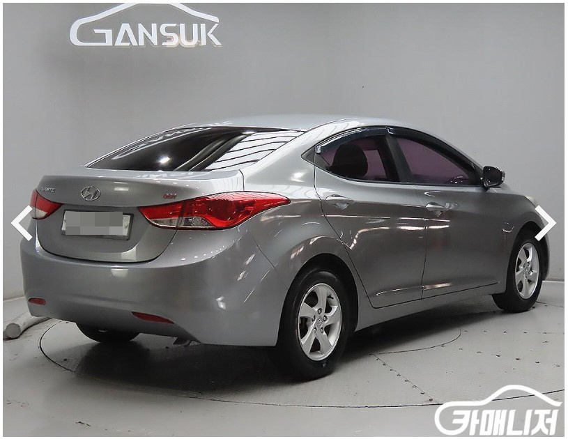 아반떼 MD 중고 후면 컨디션 인천