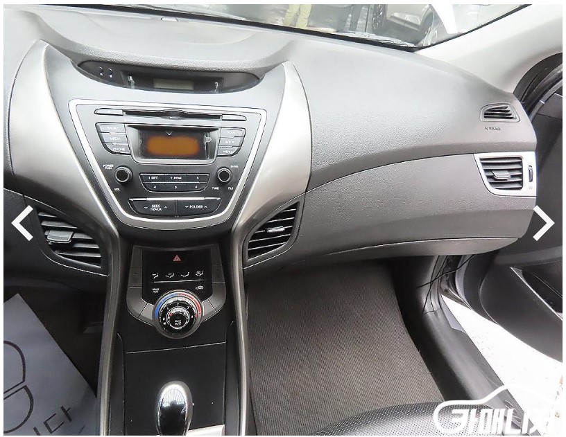 아반떼 MD 실내 대시보드 컨디션