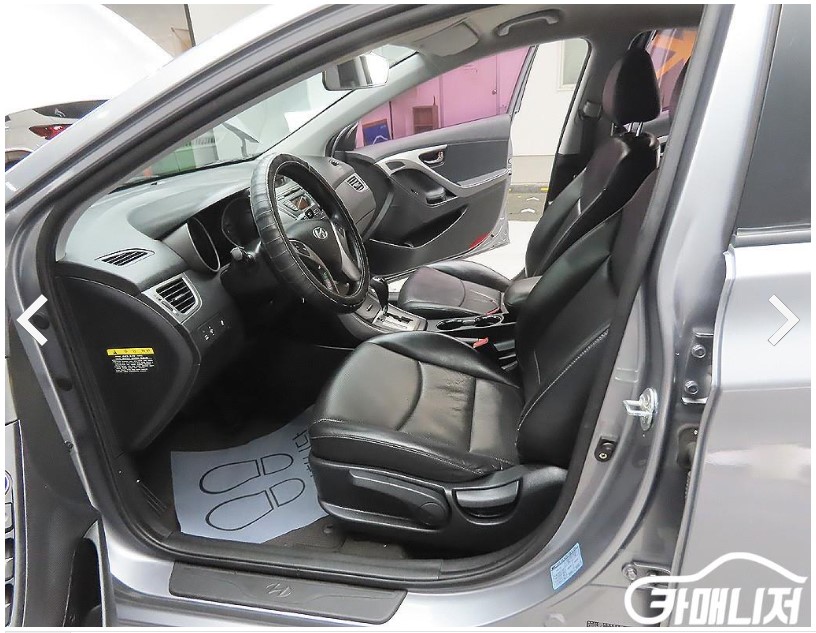 아반떼 MD 운전석 시트 상태 실물