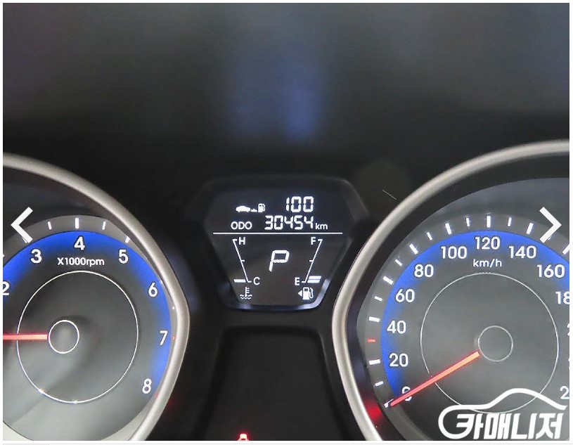 아반떼 MD 중고 주행거리 실물 확인