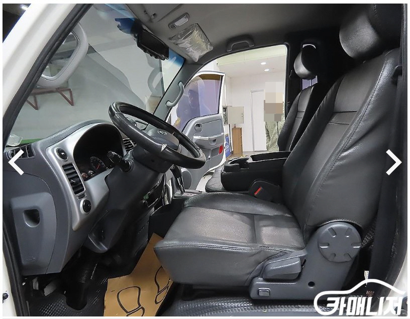 봉고3 킹캡 오토 운전석 실내 상태 실물